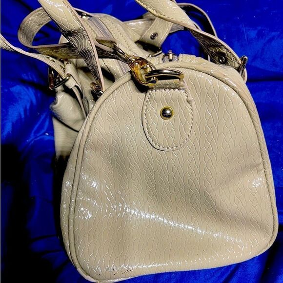 Steve Madden - Beige Reptile Leather - Duffle Purse - Picture 11 of 15